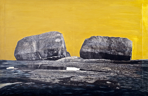 Breakwater - two  75 x 100 cm         $1400